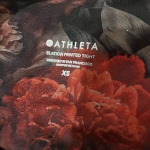 Athleta size XS floral leggings